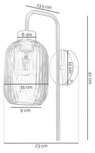 ONLI - Настенна лампа DOROTY 1xE27/15W/230V месинг