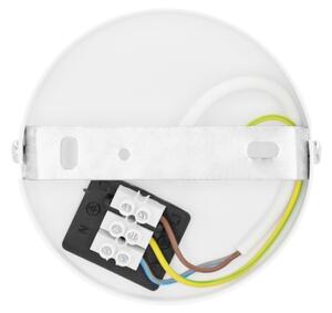 Плафониера BORHO 1xE27/60W/230V, диаметър 50 см, бяла/юта
