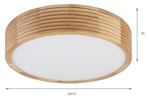 Brilagi - LED таванно осветително тяло CARVALHO MODERN 3xE27/60W/230V Ø 47,5 см, дъб