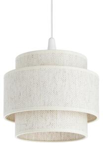 Полилей BOHO на кабел, 1xE27/60W/230V, Ø 20 см, бял