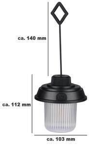 Grundig - LED къмпингова лампа LED/3xAA 3000/4500/6000K IP44 черна