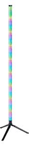 Grundig - LED RGBW димируема подова лампа LED/10W/5V черна + дистанционно управление