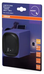 Osram - LED нощна лампа за контакт със сензор и USB LUNETTA LED/12,5W/230V