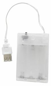 LED Неонова декорация за стена RAINBOW LED/3W/3xAA USB многоцветен