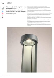 Redo 90366 - LED Външна лампа ZEUS LED/11,5W/230V 3000K 75 cm IP54 кафява