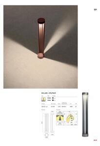 Redo 90366 - LED Външна лампа ZEUS LED/11,5W/230V 3000K 75 cm IP54 кафява