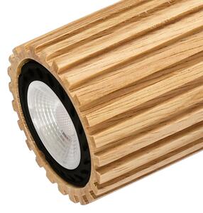 Brilagi - Точково осветително тяло MODERN WOOD 4xGU10/8W/230V дърво/черно