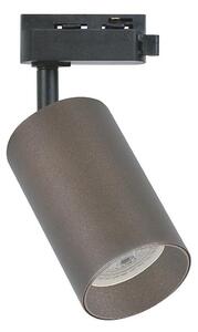 Точково осветително тяло за 1-фазна шинна система PIPE 1xGU10/10W/230V кафяво