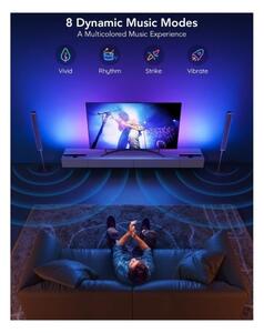 Govee - SMART LED RGBIC панел 38 см за TV 43-75" - 2 бр. Wi-Fi