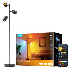 Govee - LED RGBICWW димируема подова лампа TREE MATTER LED/48W/230V Wi-Fi
