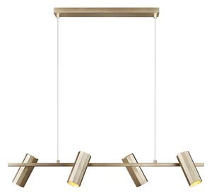 Nordlux - Полилей на кабел ALANIS 4xGU10/15W/230V месинг