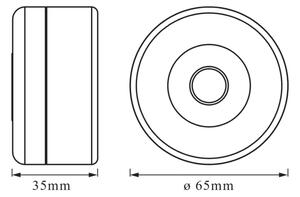 Osram - LED ориентационна лампа с регулируема яркост DOT-IT LED/0,45W/5V