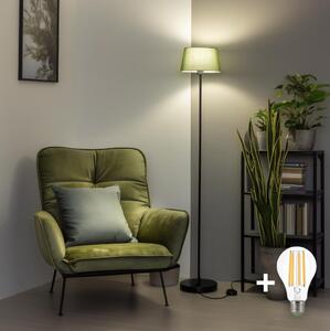Brilagi - LED подова лампа CERIA 1xE27/40W/230V Ø 25 см зелена/черна