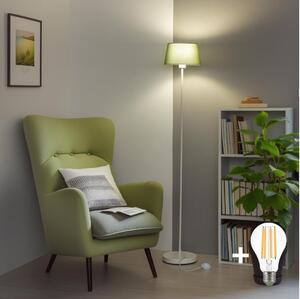 Brilagi - LED подова лампа CERIA 1xE27/40W/230V диам. 25 см зелена/бяла