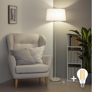 Brilagi - LED подова лампа CERIA 1xE27/40W/230V пр. 45 см бяла