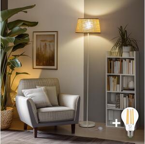 Brilagi - LED подова лампа CERIA 1xE27/40W/230V Ø 35 см бежова/бяла