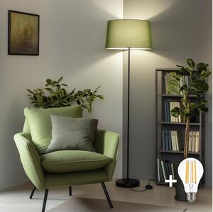 Brilagi - LED подова лампа CERIA 1xE27/40W/230V, диаметър 45 см, зелена/черна