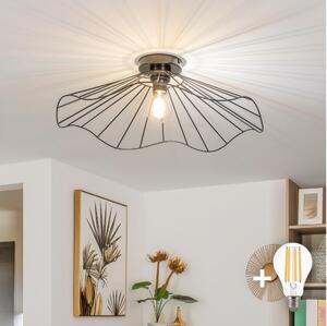 Brilagi - LED плафон CERIA WIRE 1xE27/40W/230V Ø 60 см черен