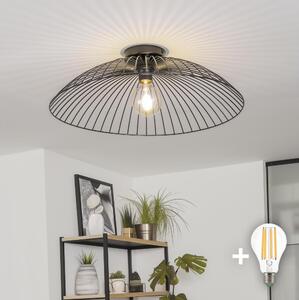 Brilagi - LED повърхностно монтиран полилей CERIA WIRE 1xE27/40W/230V Ø 60 см черен
