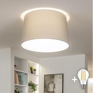 Brilagi - LED плафон CERIA 1xE27/40W/230V Ø 45 см сив