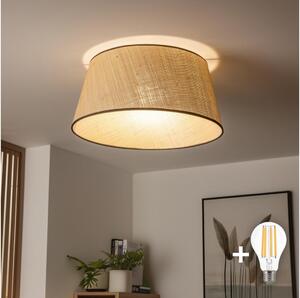 Brilagi - LED таванен плафон CERIA 1xE27/40W/230V Ø 50 см бежов