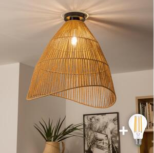 Brilagi - LED полилей за повърхностен монтаж CERIA BOHO 1xE27/40W/230V диаметър 50 см кафяв