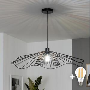 Brilagi - LED полилей на кабел CERIA WIRE 1xE27/40W/230V Ø 80 cm черен