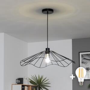 Brilagi - LED полилей на кабел CERIA WIRE 1xE27/40W/230V Ø 60 см черен