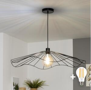 Brilagi - LED полилей на кабел CERIA WIRE 1xE27/40W/230V Ø 80 см черен