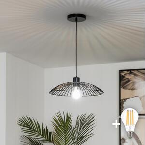 Brilagi - LED полилей на кабел CERIA WIRE 1xE27/40W/230V Ø 38 см, черен