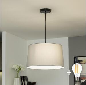 Brilagi - LED полилей на кабел CERIA 1xE27/40W/230V Ø 45 cm сив