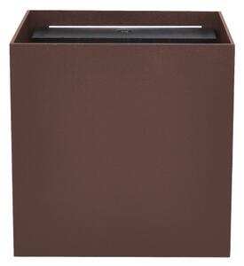 Brilagi - LED външно стенно осветително тяло CUBE LED/6W/230V кафяво IP54