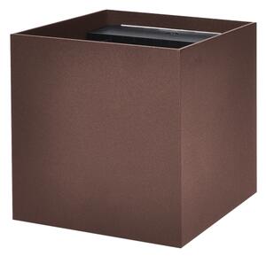 Brilagi - LED външно стенно осветително тяло CUBE LED/6W/230V кафяво IP54