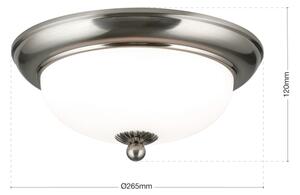 Orion - Таванно осветително тяло EMPIRA 2xE14/40W/230V Ø 26,5 см матов хром