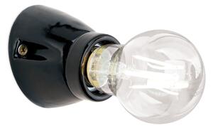 Orion - Стенно осветително тяло FROST 1xE27/60W/230V черно