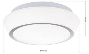 Orion - Таванно осветително тяло за баня TENA 2xE27/60W/230V Ø 30 см IP44 бяло