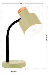 Orion - Настолна лампа GILI 1xE27/40W/230V зелена