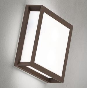 Orion - Външно осветително тяло HENRY 2xE27/15W/230V 26x26 cm IP44 кафяво