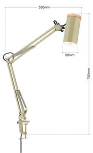 Orion - Настолна лампа с клипс GILI 1xE27/40W/230V зелена