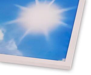 Brilagi - LED таванно осветително тяло SLIMFRAME SKY LED/58W/230V 60x60 cm сребристо/синьо