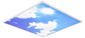 Brilagi - LED таванно осветително тяло SLIMFRAME SKY LED/58W/230V 60x60 cm сребристо/синьо