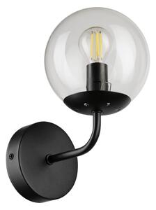 Brilagi - Настенна лампа MALIVA 1xE14/15W/230V черна/прозрачна
