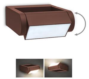 Brilagi - LED външно стенно осветително тяло CROTONE LED/7W/230V кафяво IP54