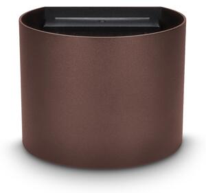 Brilagi - LED външна стенна лампа RONDO LED/6W/230V кафява IP54