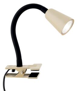 Orion - Гъвкава настолна лампа с щипка DOTTY 1xGU10/10W/230V бежова/черна