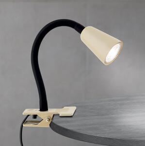 Orion - Гъвкава настолна лампа с щипка DOTTY 1xGU10/10W/230V бежова/черна