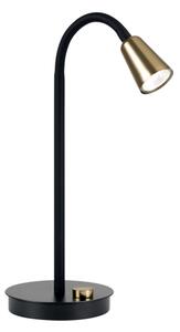 Orion - Димируема гъвкава настолна лампа DOTTY 1xGU10/10W/230V черна/месинг