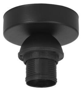 Таванно осветително тяло WENTA 1xE27/60W/230V, Ø 50 см, юта/кафяво