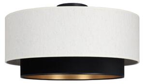 Tavanно осветително тяло NATIA 1xE27/60W/230V, диаметър 45 см, бяло/черно