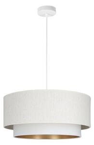 Полилей на кабел NATIA 1xE27/60W/230V диаметър 45 см бял